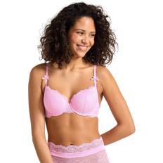 Lindex BH:ar Lindex Lilja Tshirt-Bh Med Spets - Light Pink