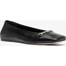 Michael Kors Ballerinas Michael Kors Lena Leather Ballet Flat - Black