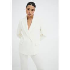Blazers River Island Oversized Blazer Co-Ord - White