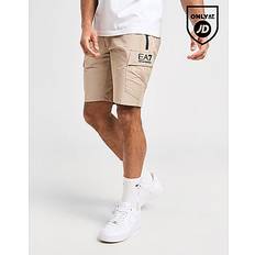 Emporio Armani Herr Shorts Emporio Armani Emporio Armani Woven Tech Cargo Shorts - Beige