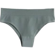 Dam - Gröna Trosor Lindex Brasilianske Trusser Uden Sømme - Dusty Green