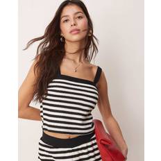 New Look Stickat Linne Del Av Set - Svart