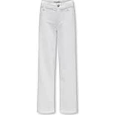 Jeans - Vita Byxor Only Kogsylvie Clean Wide Ben - Vit