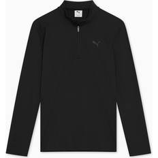 Puma Men Jumpers Puma Evolve Training Slim 1/4 Zip Sweatshirt - Black