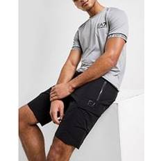 Emporio Armani Herr Shorts Emporio Armani Emporio Armani Woven Tech Cargo Shorts - Black
