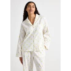 Gula Sovplagg Lindex Pyjamasskjorta I Bäckebölja