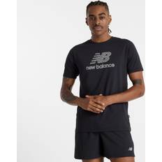 New Balance Tops New Balance Heathertech Logo T-Shirt - Black