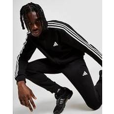 Adidas Svarta Kostymer adidas Fleece 3-Stripes Tracksuit - Black