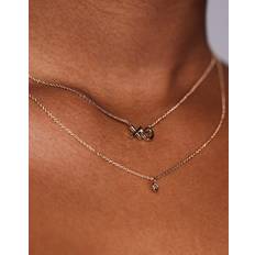 Aldo Xolove Multirow Choker Necklace - Gold