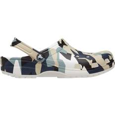 Vrouw Klompen Crocs Klompen Geo Camo Clog - Blanc