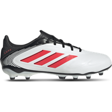 adidas Copa Pure III League FG/MG Junior Soccer - Cleat White/Lucid Red/Core Black