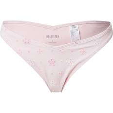 Purple Bikinis Hollister High Leg Cheeky Bottom Co-Ord Pale - Lilac Floral Print