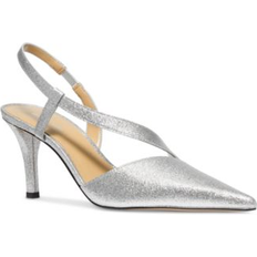 Michael Kors Pumps Michael Kors Jaida Glitter Embellished Leather Pump - Silver
