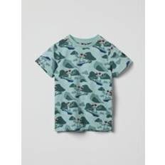 Polarn O. Pyret Children's Clothing Polarn O. Pyret T-shirt With Frog Print - Green