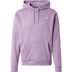 Brandhæmmende Tøj Hollister Afslappet Og Lilla Hættetrøje Med Ikonlogo