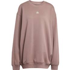 Voksen Sweatere på tilbud adidas Essentials Oversized French Terry Sweatshirt - Brown