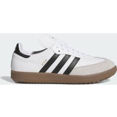 Adidas Black Golf Shoes adidas Samba Spikeless Golf Shoes - Cloud White/Core Black/Gum