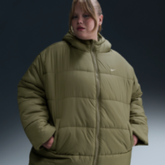 Nike Green Coats Nike Sportswear Classic Puffer Women's Therma-FIT Loose Parka - Green