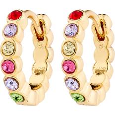 Pilgrim Kleopratra Earrings Goldplated Dam Creoler - Guld