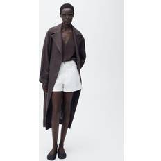 Mango Shorts Mango Mom80 Kvinde Shorts - Kvinde White