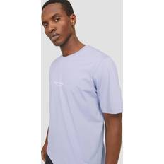 Lila T-shirts Jack & Jones Tryck Rundringning T-shirt Lila