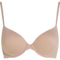 Microfiber - Women Underwear Calvin Klein Perfectly Fit Bra - Beige