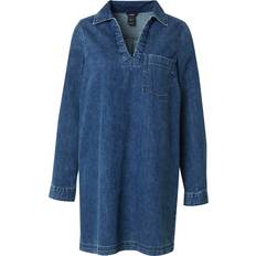 Bomull Klänningar Lindex Skjortklänning Aster - Denim