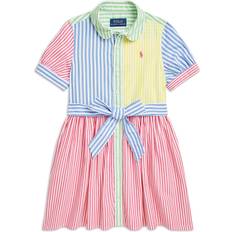 Dresses Children's Clothing Polo Ralph Lauren Toddler Girl's Striped Cotton Fun Shirtdress - Multi