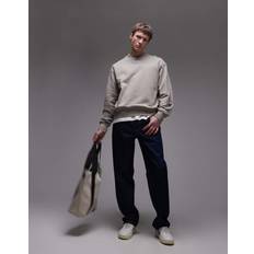 Arket Jumpers Arket Relaxed Terry Sweatshirt - Beige