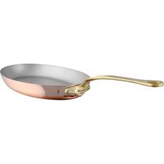 Cookware Mauviel M'heritage 150 B 1.5mm Polished Copper & Stainless Steel Oval Frying