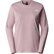 The North Face Fabric T-shirts The North Face Women's L/S Simple Dome Tee - Pink