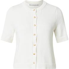 Abercrombie & Fitch Cardigans Abercrombie & Fitch Crew Neck Button Through Knit Cardigan Cream