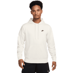 Nike Club Men's French Terry Pullover Hoodie - White