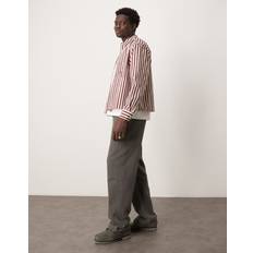 Abercrombie & Fitch Trousers & Shorts Abercrombie & Fitch Baggy Open Hem Drawstring Joggers Grey