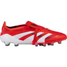 adidas Predator Elite Fold Over AG Fotbollsskor - Lucred/FTWWHT/CBLACK