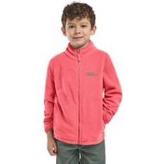 Orange Fleecejakker Børnetøj Jack Wolfskin Kids's Fleece Jacket Taunus Jacket - Sunset Coral