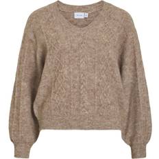 Vila V-neck Knitted Pullover