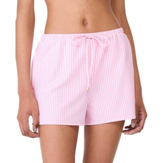 Women's Striped Cover-Up Shorts - Begonia Bloom Pink
