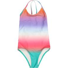 Hvid Badedragter Børnetøj Molo Badedragt Nanna - Smaragd/Lilla/Pink/Hvid