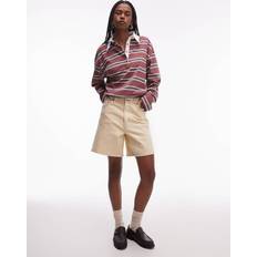 Topshop Långa Jeansshorts - Ljusgula