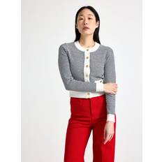 Gold - Women Cardigans Lindex Fine-Knit Cardigan