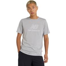 New Balance Men T-shirts New Balance Heathertech Logo T-Shirt - Grey