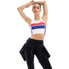 Blue - Sportswear Garment Tank Tops adidas Adizero Retro Running Crop Top - White