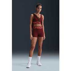 Nike Röda BH:ar Nike Pro Indy Training Dri-FIT - Vinröd