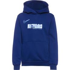 158/164 Hoodies Barnkläder Nike Club Fleece Erling Haaland JR Huvtröja - Blue Void/University Blue