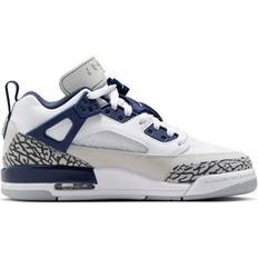 Basketball Shoes Jordan Spizike Low Grade School Boys' Shoe - White/Neutral Grey/Anthracite/Midnight Navy