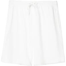 Bershka Vita Jersey-Shorts - Vit/A