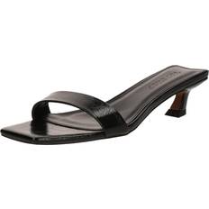 Dame Sandaler med hæl på tilbud Topshop Inga Slip On Sandaler Med Mellemhøj Hæl Og Firkantet Tå