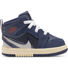 Nike 1 Mid RM Easyon Mid Toddler Shoe - Midnight Navy/Atmosphere Grey/Varsity Red