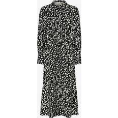 Silke/Siden Klänningar Y.A.S Klänning Yaskaya LS Long Shirt Dress - Svart
